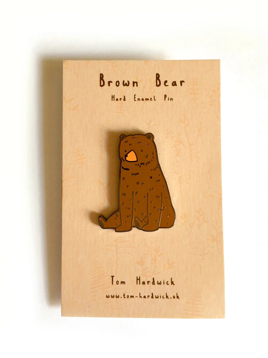 Brown Bear Pin