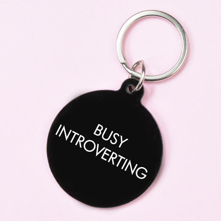 Busy Introverting - Keyring