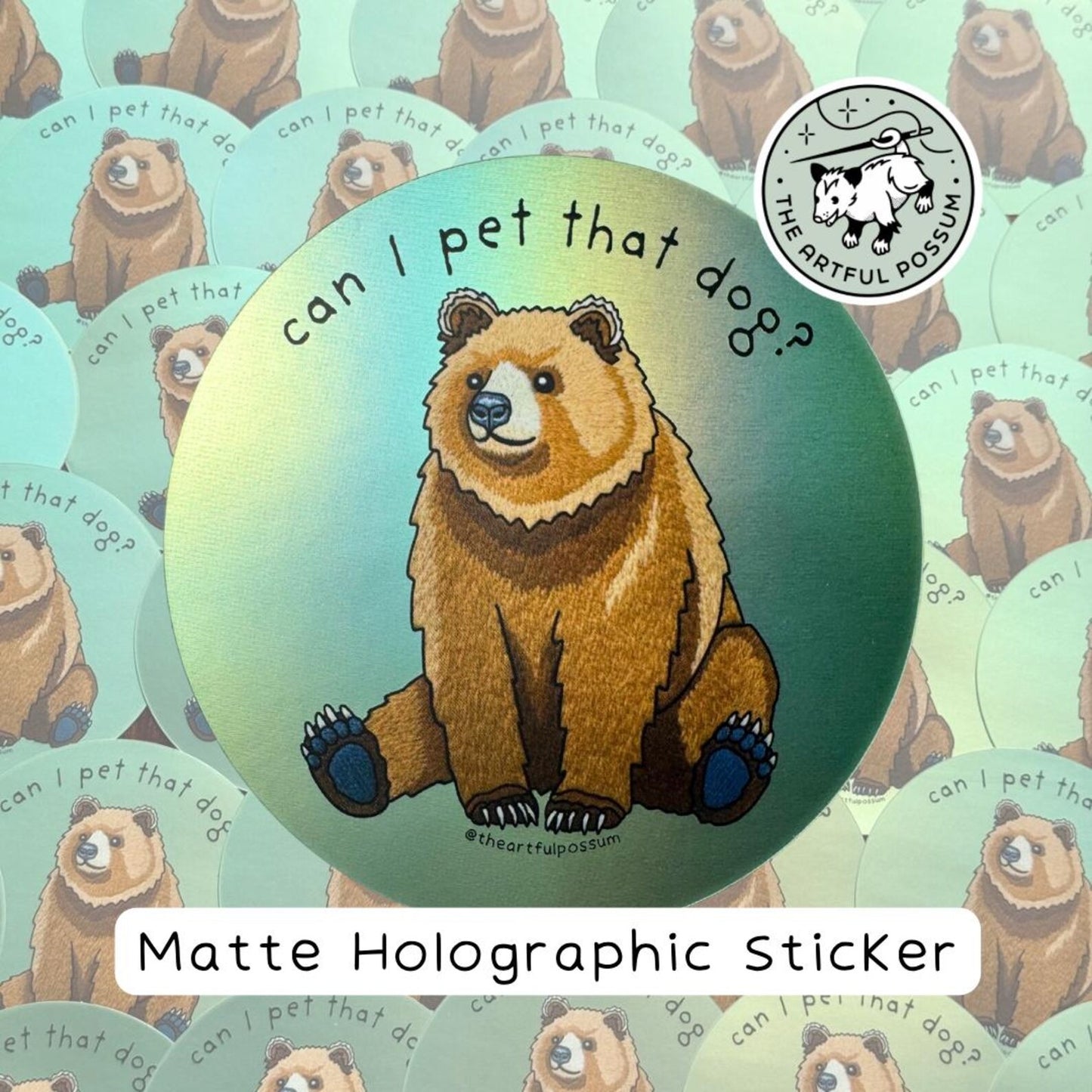 Can I Pet That Dog - Sticker