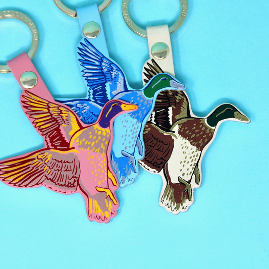 Duck Keyring - Blue