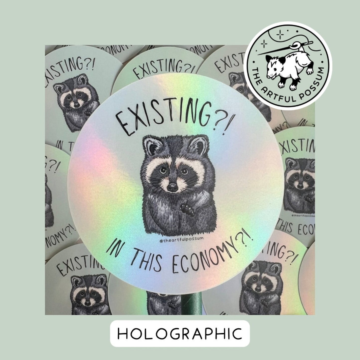 Existing In This Economy? - Sticker