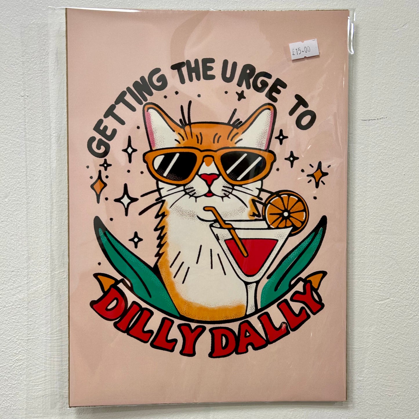 Dilly Dally A4 Print