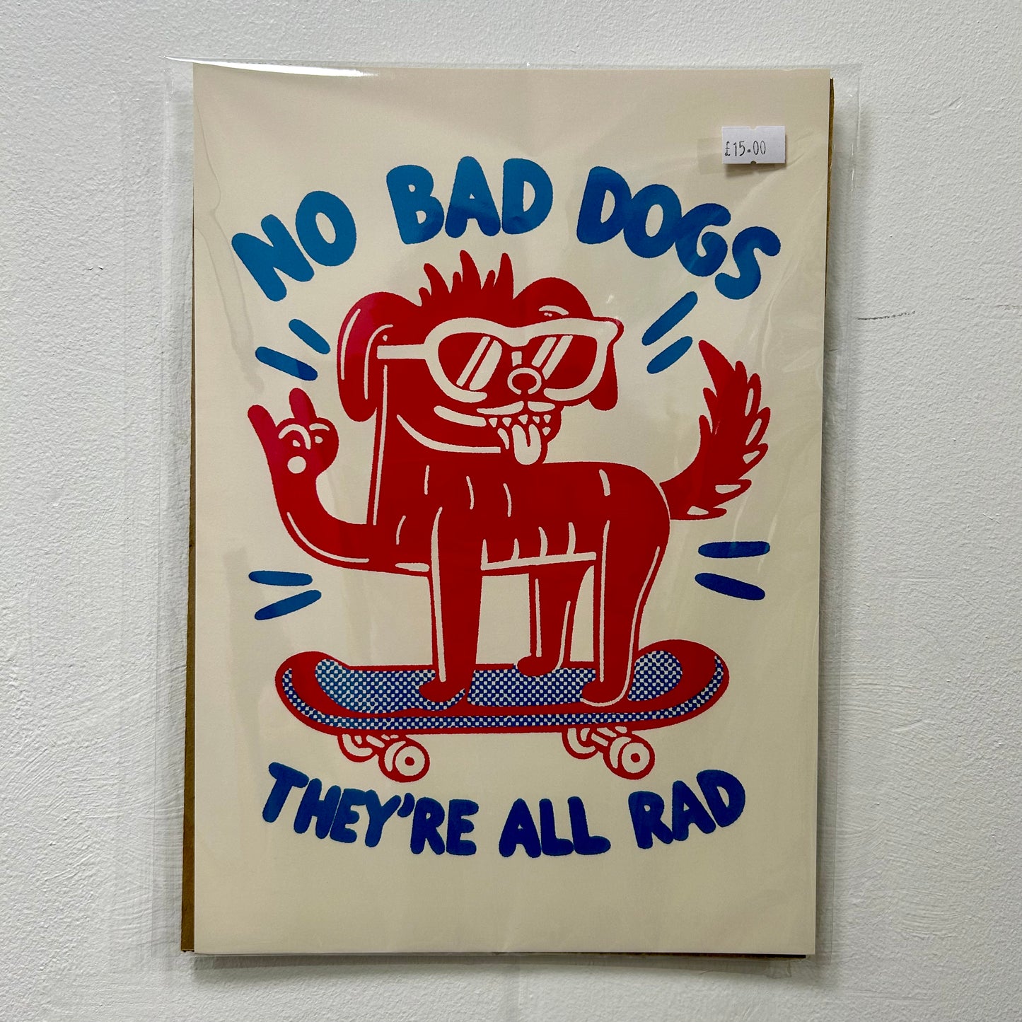 No Bad Dogs A4 Print