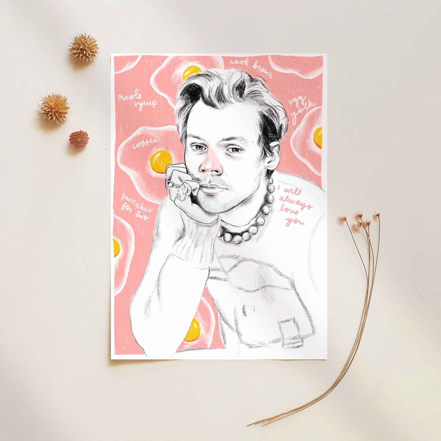 Spilt Milk Harry Styles A4 Print