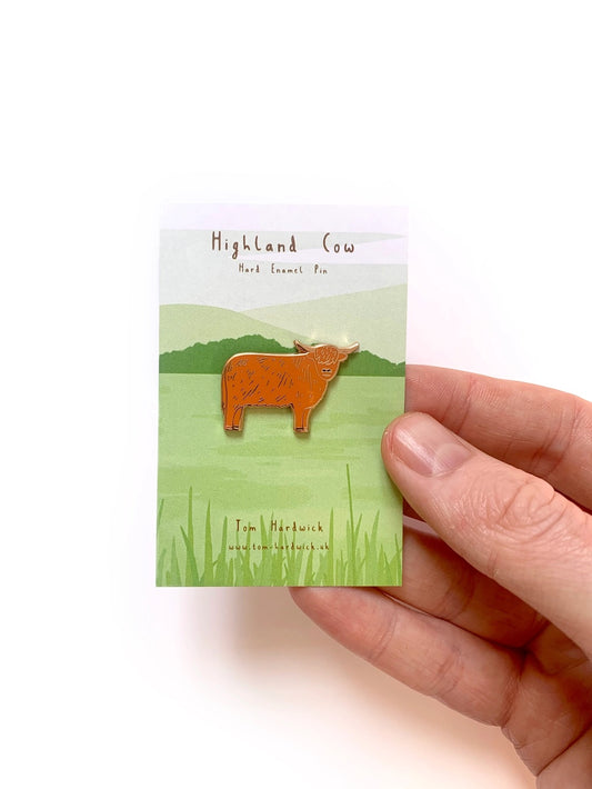 Highland Cow Pin