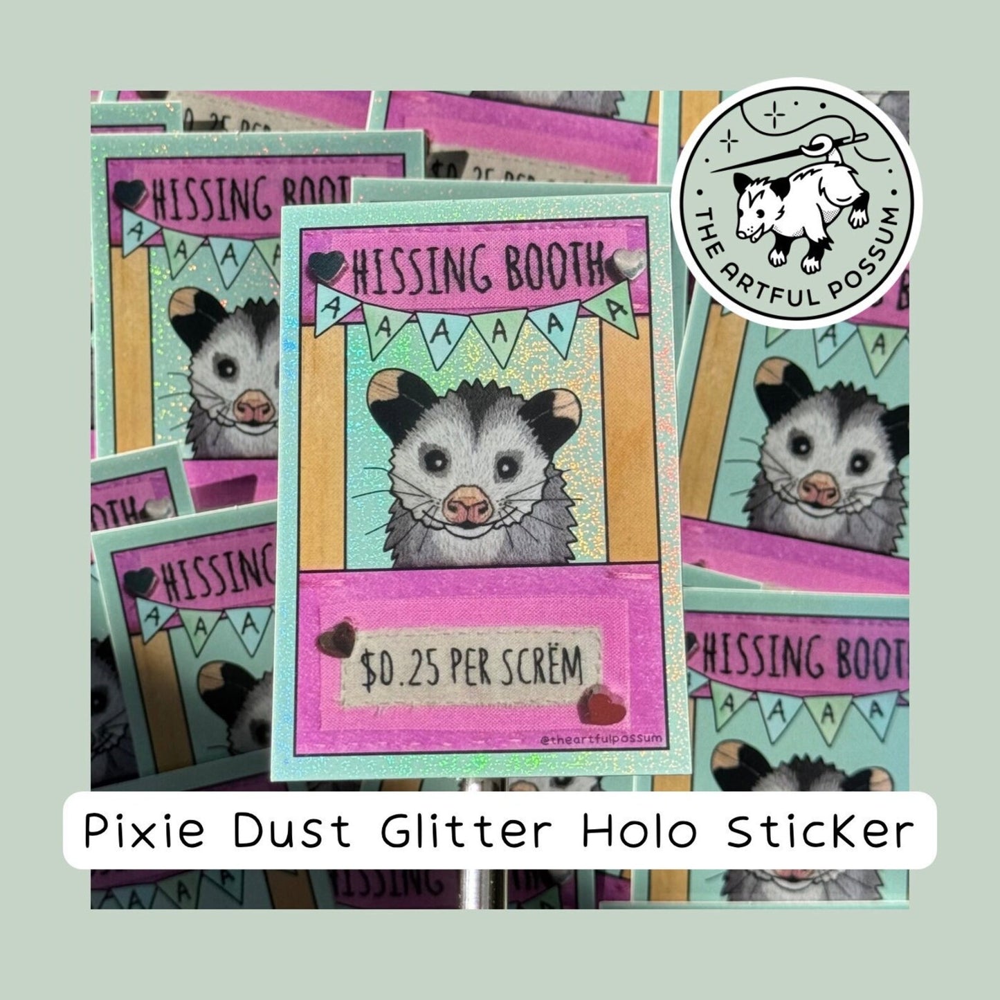 Hissing Booth - Sticker