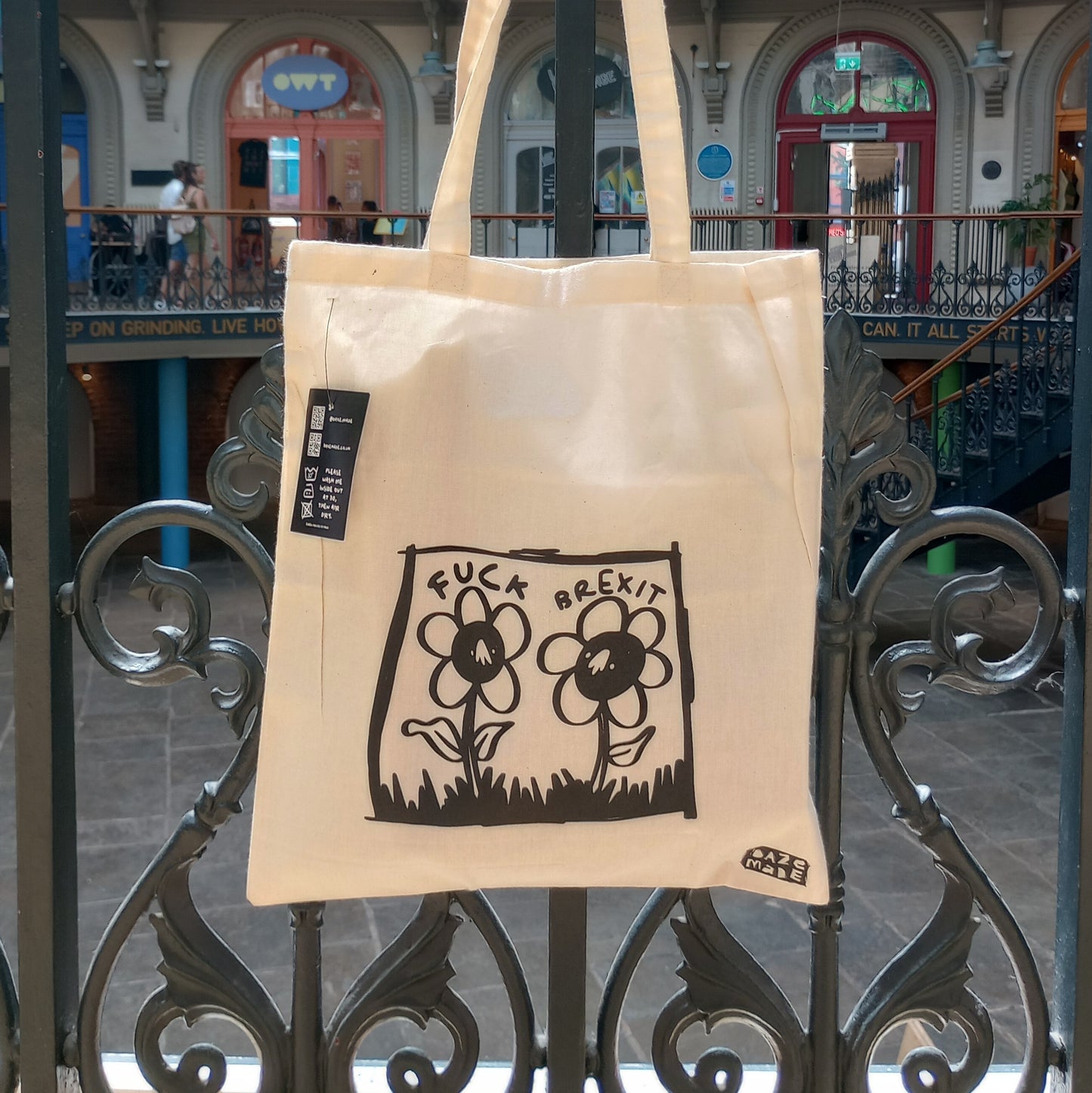 Fuck Brexit - Natural Colour Tote Bag