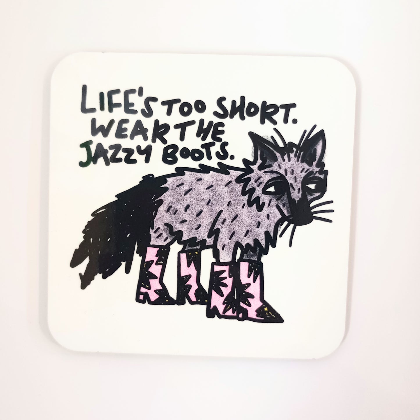 Wear the Jazzy Boots Coaster