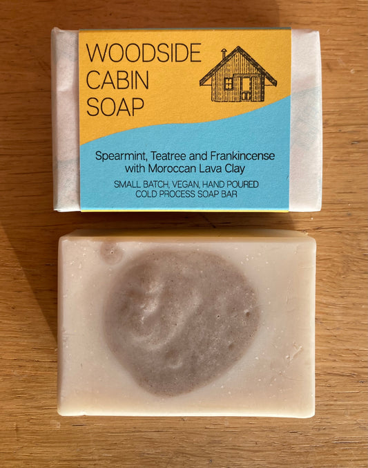 Spearmint, Teatree and Frankincense with Moroccan Lava Clay Soap