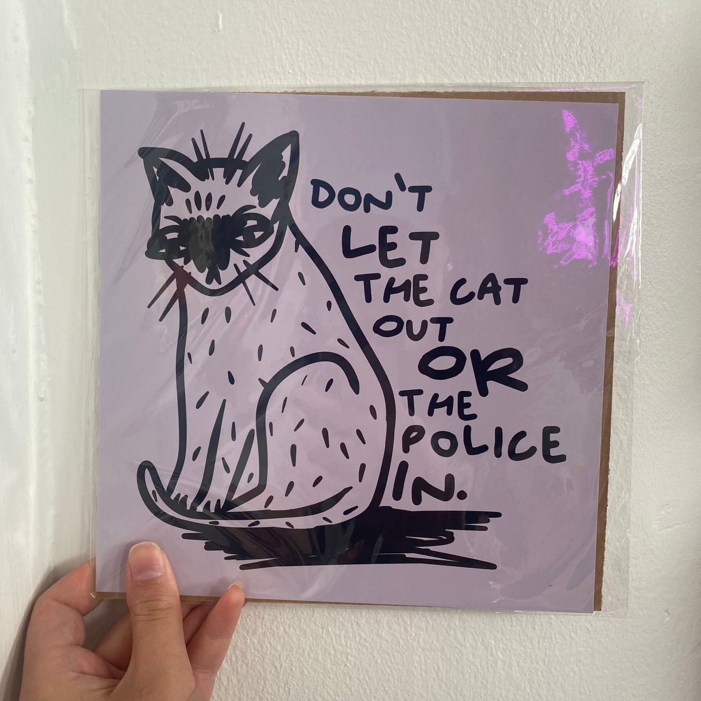 Don't Let The Cat Out - Print