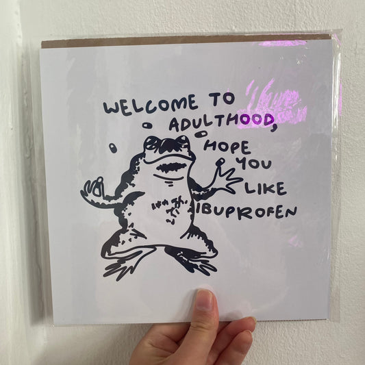 Welcome to Adulthood - Print