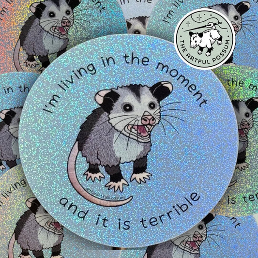 Living In the Moment - Sticker