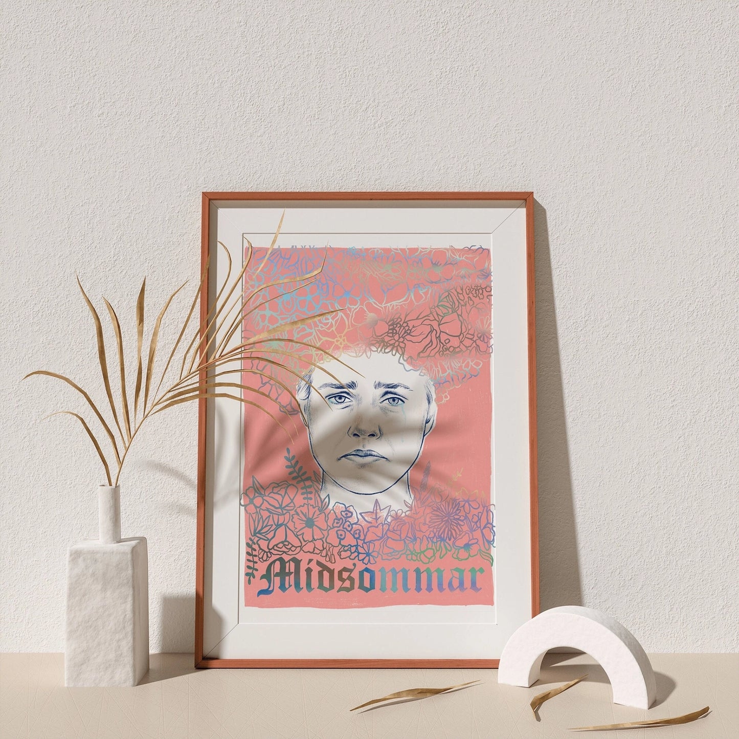 Spilt Milk Midsommar Holographic A4 Print