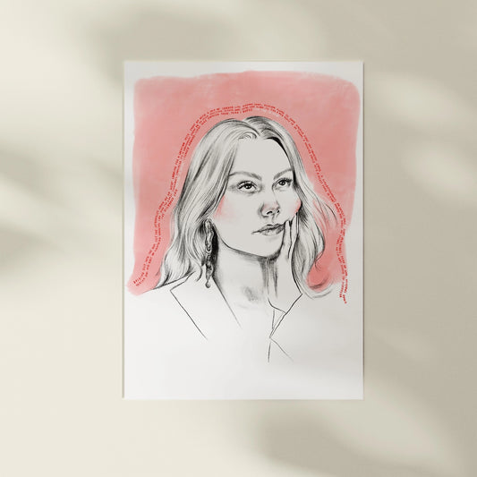 Spilt Milk Phoebe Bridgers A4 Print