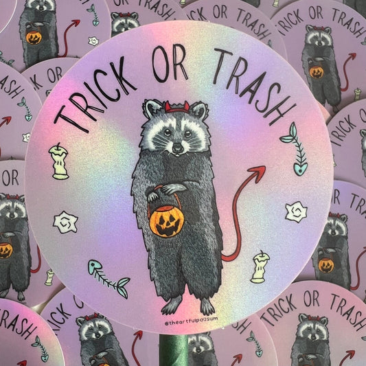 Trick or Trash - Sticker