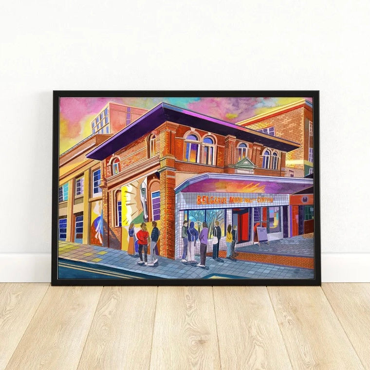 Leeds Art Print, Belgrave Music Hall and Canteen - A4 – indie-makers