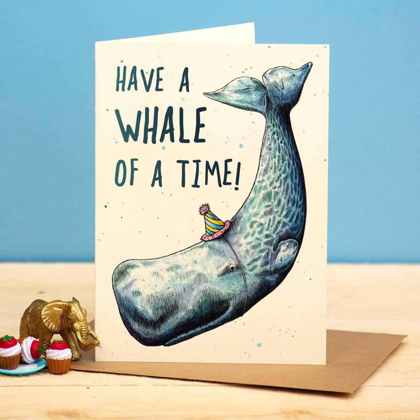 Have A Whale Of A Time - Greetings Card
