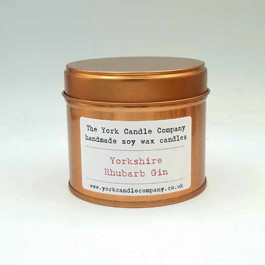 Yorkshire Rhubarb Gin Soy Wax Candle