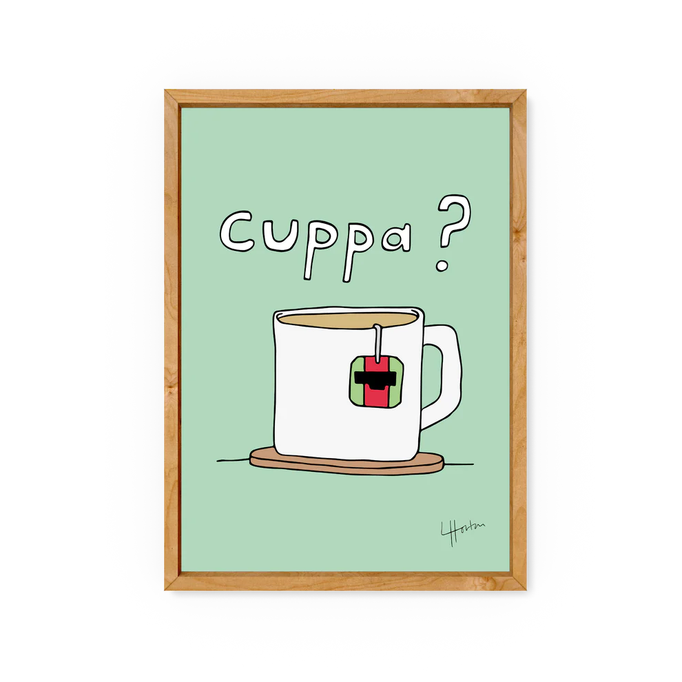 Yorkshire Slang, Cuppa - A4