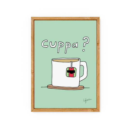 Yorkshire Slang, Cuppa - A4