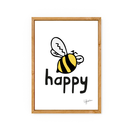 Bee Happy - A4