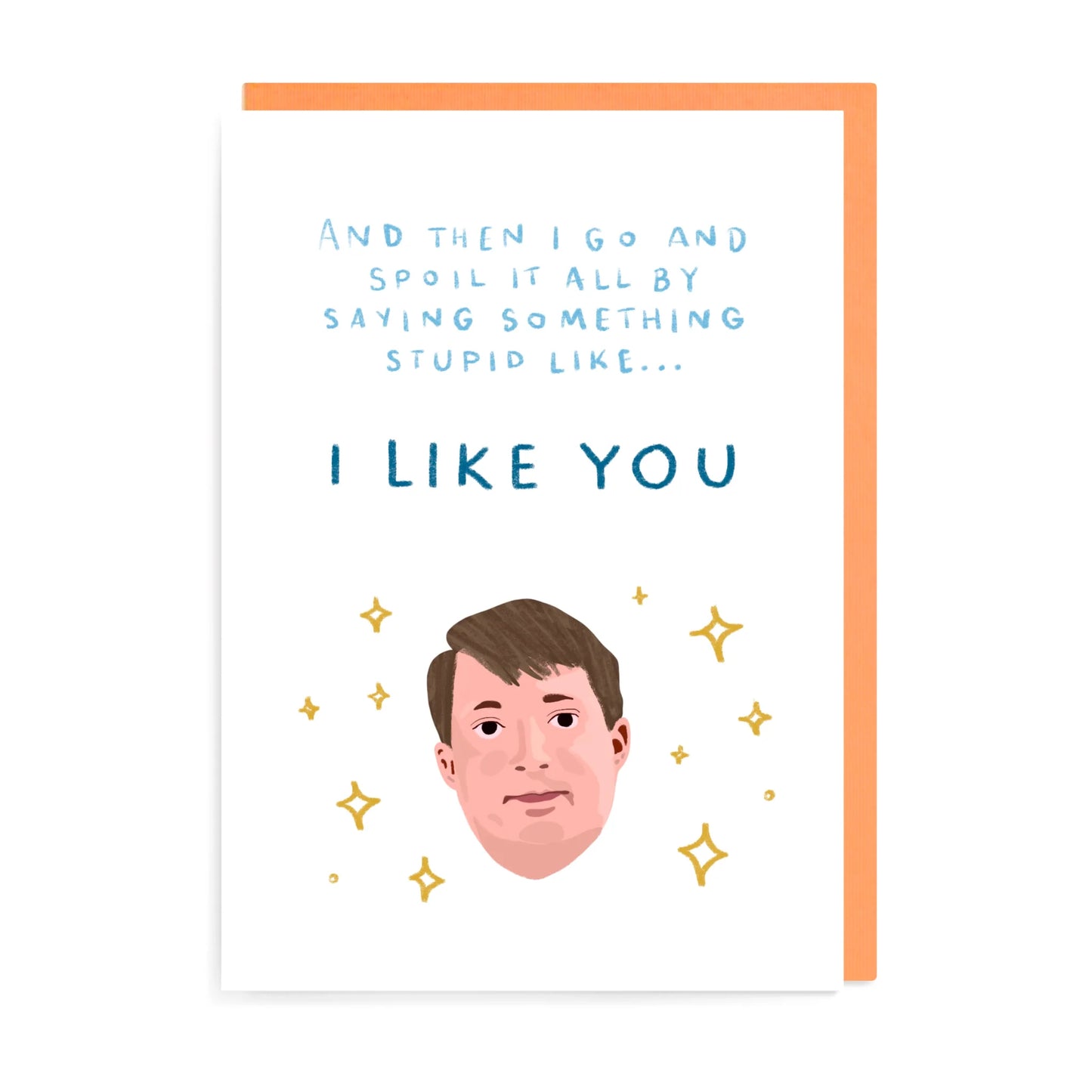 Peep Show Mark Greetings Card