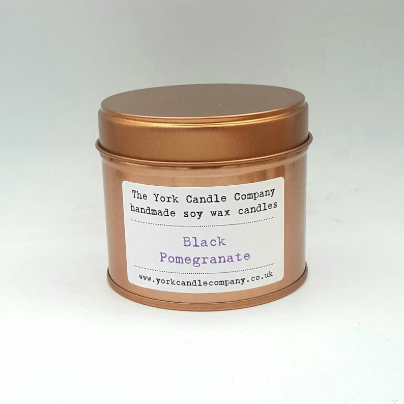 Black Pomegranate Soy Wax Candle